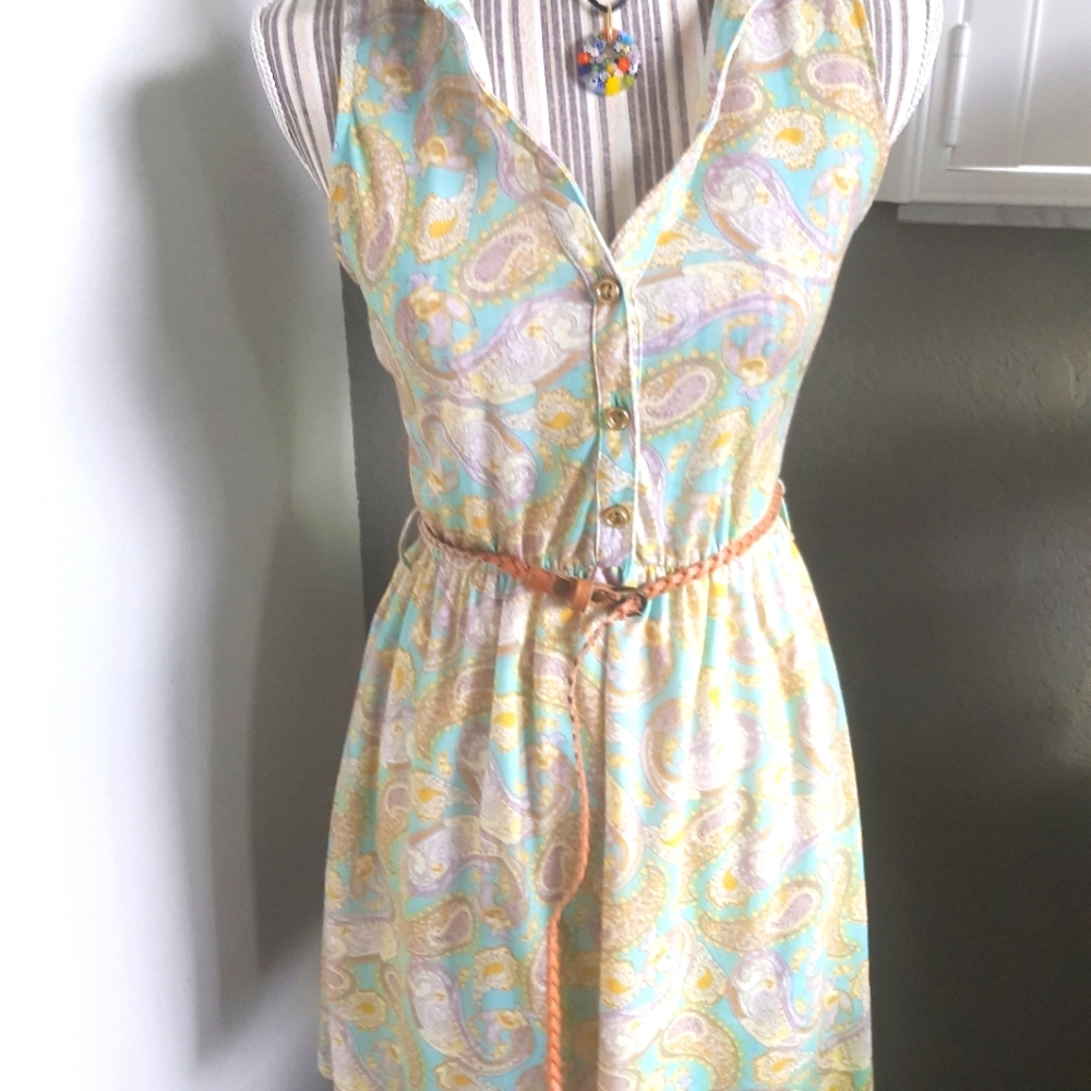 Pastel paisley dress